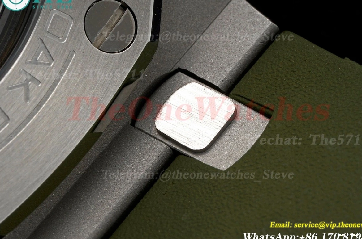 42mm Royal Oak BF 15720 Stk SS Offshore A4308 Green Diver RU 0302